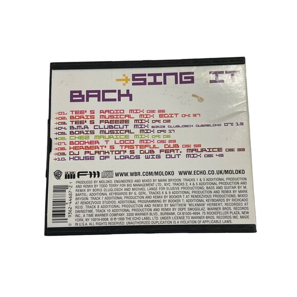 Moloko: Sing It Back CD Single - Picture 3 of 3